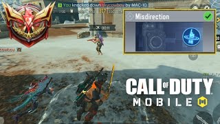 2 Finger Gameplay | Mastering the Misdirection Class in Legendary Rank | COD Mobile Battle Royale