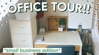 OFFICE TOUR van mijn SMALL BUSINESS!! *desk tour van de eigenares van Jis-TheLabel!*