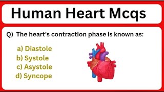 Human heart mcq questions ||heart mcq ||heart related questions ||heart questions