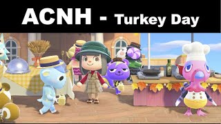 Animal Crossing: New Horizons - Turkey Day あつ森ー島紹介（サンクスギビングデー）英語で紹介