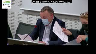 Conseil Municipal 09 décembre 2021