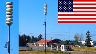 Federal Signal Modulator Siren Playing The National Anthem | U.S. Military Base