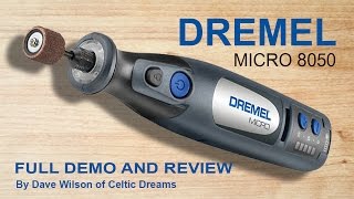 Dremel Micro Cordless 8050 FULL Demo,  Review & how to in HD