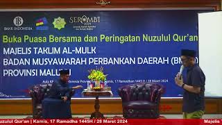 #28March2024 | BUKA PUASA BERSAMA DAN PERINGATAN NUZULUL QUR'AN | USTADZ HATTA INGRATUBUN, Lc