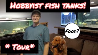 FISH HOBBYIST CAN'T STOP BUYING AQUARIUM'S! *TOUR*