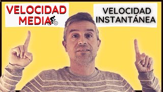 DIFERENCIA ENTRE: 🚋 Velocidad INSTANTÁNEA y Velocidad MEDIA