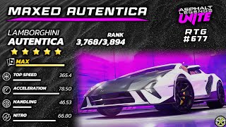 Asphalt Unite | Maxing the Lamborghini Autentica | RTG #677