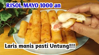 RISOL MAYO 1000an || KULIT RISOLES EKONOMIS TANPA TELUR ANTI SOBEK