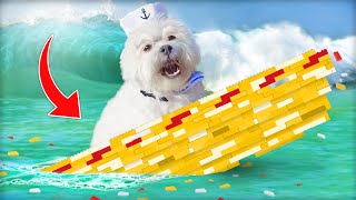 Will LEGO keep my dog from sinking?