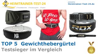 Die besten Gewichthebergürtel 2024 (TOP 5) 🥇 Testsieger im Vergleich (gut und günstig)