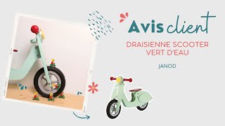 [JANOD] LA DRAISIENNE SCOOTER VERT D'EAU