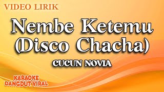 Cucun Novia - Nembe Ketemu Disco Chacha (official video lirik)