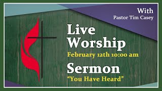 Sixth Sunday after Epiphany! | Lemont United Methodist Church Online Service 2-12-23