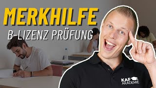 Meine TOP 15 Eselsbrücken für die B-Lizenz Prüfung