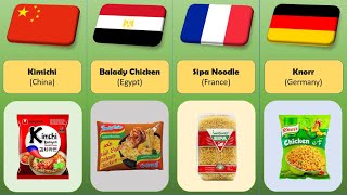 Noodles From Different Countries