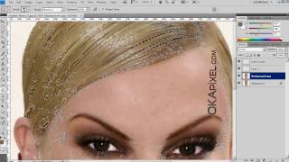 Charlize Theron Complete Face Change in Photoshop Touchup tricks