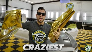 WORLDS CRAZIEST GOLD WINDOW TINT