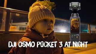 DJI Pocket 3 Low Light Test | Night Video