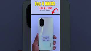 Top 4 Secret Tricks of Oppo A38🔥📱