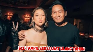 Seksinya Gaya Bunga Citra Lestari di Pesta Ultah, Pakai Dress Kulit Belahan Tinggi !