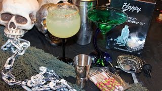 Halloween drink recipes - Alien Urine Sample and Devilled Margarita