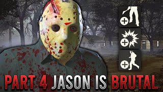 Jason Voorhees With Part 4 Build DESTROYS Victims - Friday The 13th