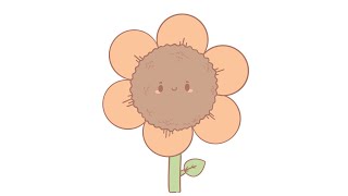 How to DRAW a Kawaii SUNFLOWER 🌻 #shorts #arttutorial