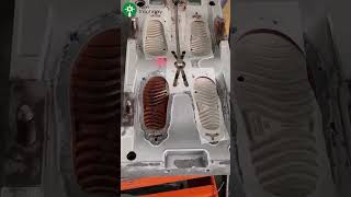 The FASTEST Way to Clean Shoe Sole Molds Using Laser Cleaning Machine#shorts