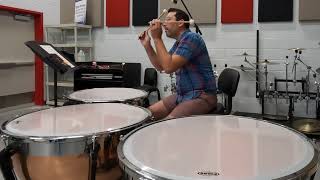 2022 MS region timpani SET A  Full Tutorial and Runs