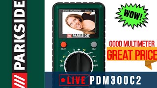 PARKSIDE  PDM300 C2 CHEAP-O Multimeter Review & Teardown!