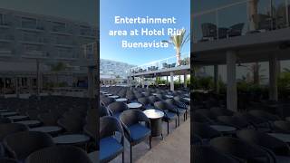 Entertainment area Hotel Riu Buenavista #tenerife #canaryislands #spain #riubuenavista