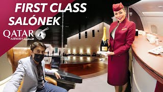 Co se skrývá uvnitř největšího a nejluxusnějšíhi First Class salónku Al Safwa v Doha?