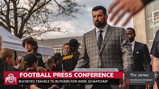 Coach Day Press Conference - Matchup Ohio State vs. Rutgers