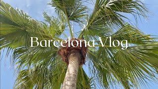 Weekend in Spain: Barcelona Vlog, TOPIK Test, City Exploration, Beach Fun, and Delicious Food!