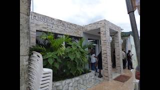 PRESENTACIÓN EXTERIOR E INTERIOR FUNERARIA MUNICIPAL DE BÁSIMA.