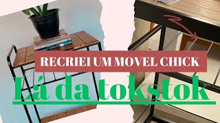 Da série : Do lixo ao luxo Olha só oque eu fiz RECRIEI um móvel caro lá da #tokstok