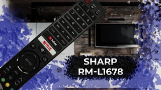 Универсальный пульт HUAYU для SHARP | RM-L1678 | Pulti.ua