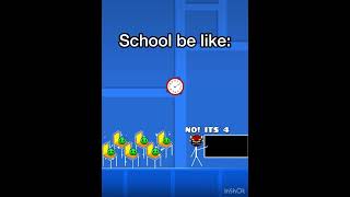 (Episode 1) School in GD be like: #geometrydash #gd #shorts