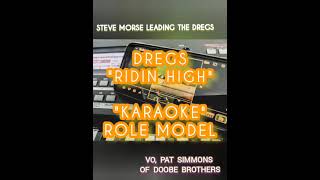 Steve Mose - The  Dregs "Ridin  High" - Karaoke - お手本 #MOXF