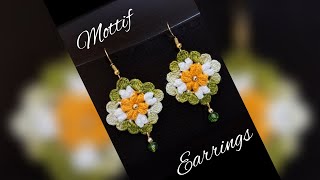 HOW TO MAKE CROCHET EARRINGS | CROCHET EARRINGS | MOTTIF EARRINGS