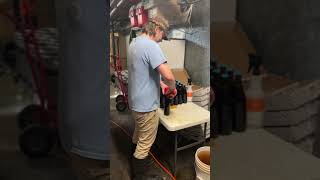 Bottling “Never Be Gold” Barleywine at Monnik Beer Co. (Louisville, KY)