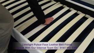 Limelight Pulsar Faux Leather Bed Frame