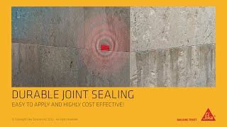 SikaSwell® - durable joint sealing