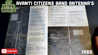 1980 Avanti CB Radio Antenna Brochure!