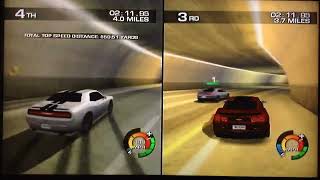 Need for Speed: The Run (Wii) - Multiplayer - Mountain Highway | Challenger SRT8 & Camaro ZL1