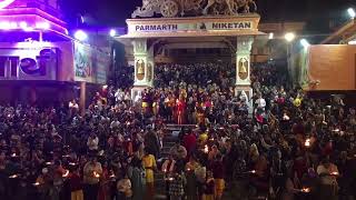 Ganga arti at parmarth Niketan in Rishikes 🙏