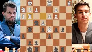 Magnus Carlsen — Dmitry Andreikin Four Knights Game, Double Spanish Variation