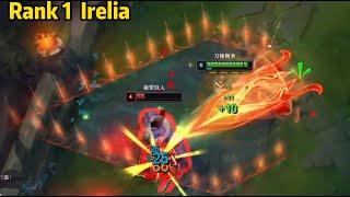 Rank 1 Irelia: This 1200LP Irelia is BREAKING High Elo!