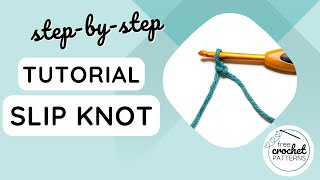 Tutorial Slip Knot - How to Tie a Slip Knot - free-crochet-patterns.com