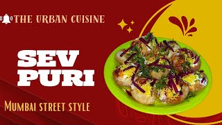 Sev Puri Recipe | Ragda Sev chaat | Popular mumbai street style | Quick & easy | indian street chaat